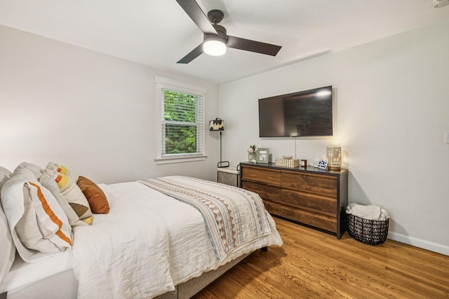 204 Eldon Ct, Nashville, TN 37214 - bedroom with wood finished floors and ceiling fan