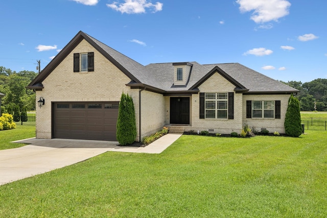 623 Josef Cir, Columbia, TN 38401 - view of front of home with brick siding, concrete driveway, a garage, and roof with shingles