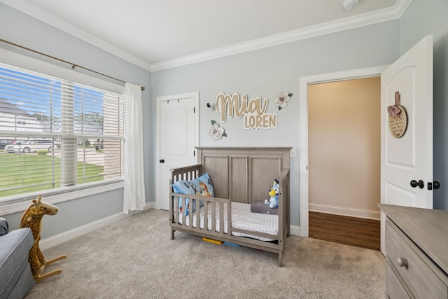 623 Josef Cir, Columbia, TN 38401 - bedroom with ornamental molding and carpet floors