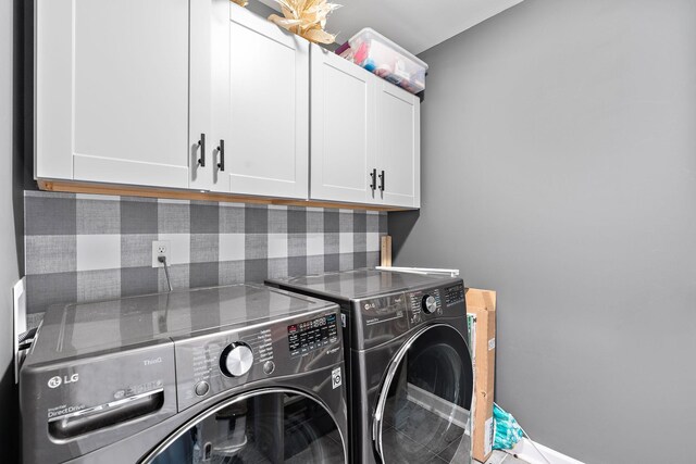2213 Kirkwall Dr, Nolensville, TN 37135 - laundry room with independent washer and dryer and cabinet space