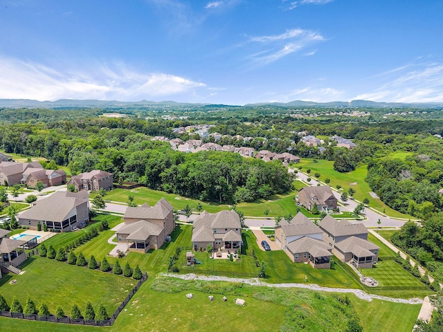 2213 Kirkwall Dr, Nolensville, TN 37135 - aerial perspective of suburban area featuring a mountainous background