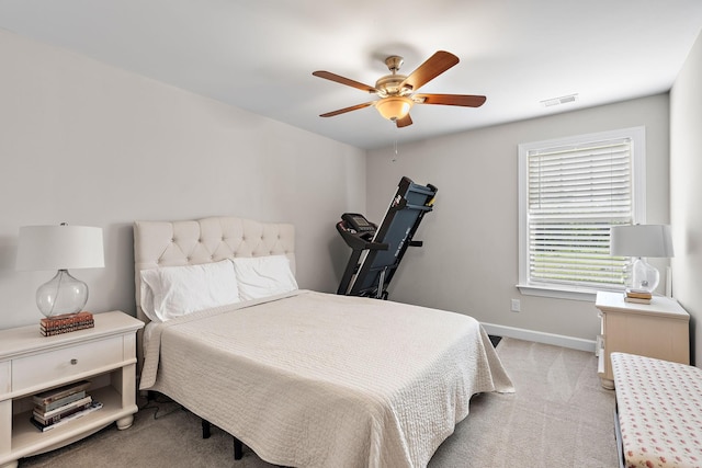 2213 Kirkwall Dr, Nolensville, TN 37135 - carpeted bedroom featuring baseboards and a ceiling fan