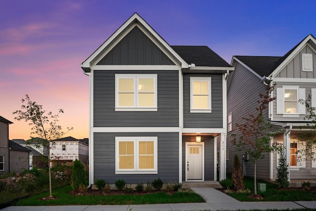 317 Delta Way, La Vergne, TN 37086 - view of front of home featuring board and batten siding