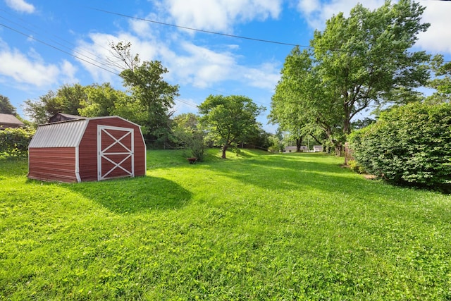 19 Garth Dr, Clarksville, TN 37040 - view of grassy yard featuring a storage shed