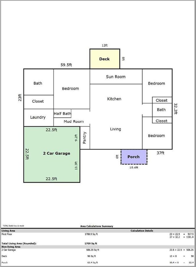 130 Rachelle Pl, Baxter, TN 38544 - view of home floor plan