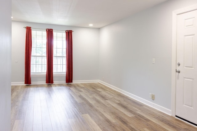 1280 Middle Tennessee Blvd Unit E14, Murfreesboro, TN 37130 - spare room with wood finished floors and recessed lighting
