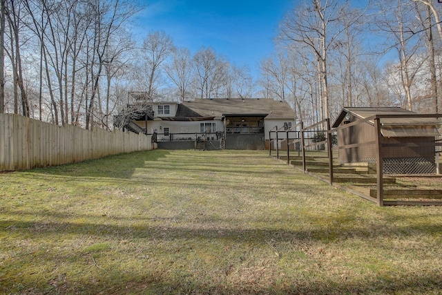 1064 Crane Ct, Kingston Springs, TN 37082 - view of yard featuring an outbuilding and exterior structure