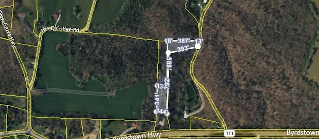 120 Dove Ln, Monroe, TN 38573 - map of property location with property parcel outlined