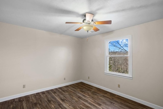 120 Dove Ln, Monroe, TN 38573 - empty room featuring dark wood-type flooring and a ceiling fan