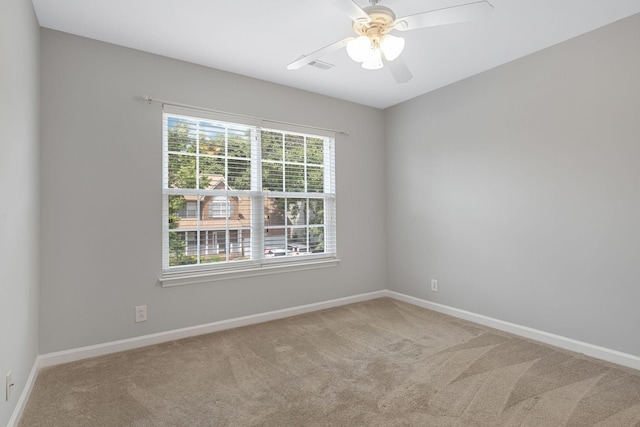 1220 Kelly Ct, Franklin, TN 37064 - spare room with carpet flooring and ceiling fan