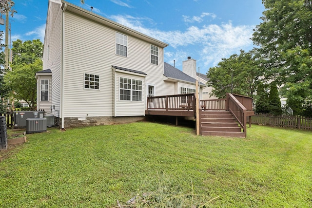 1220 Kelly Ct, Franklin, TN 37064 - rear view of property with a wooden deck