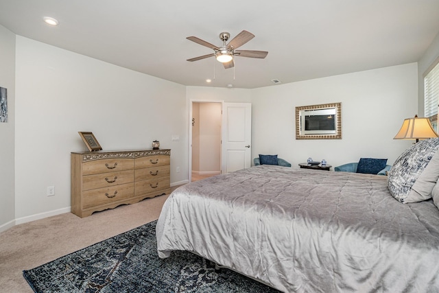 468 Rosy Dale Dr, Gallatin, TN 37066 - carpeted bedroom featuring recessed lighting and ceiling fan