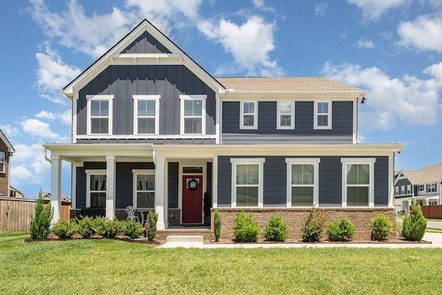 468 Rosy Dale Dr, Gallatin, TN 37066 - craftsman-style home with board and batten siding, covered porch, and brick siding