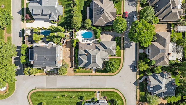 114 Middleton Cir, Nashville, TN 37215 - aerial view of residential area with a pool area