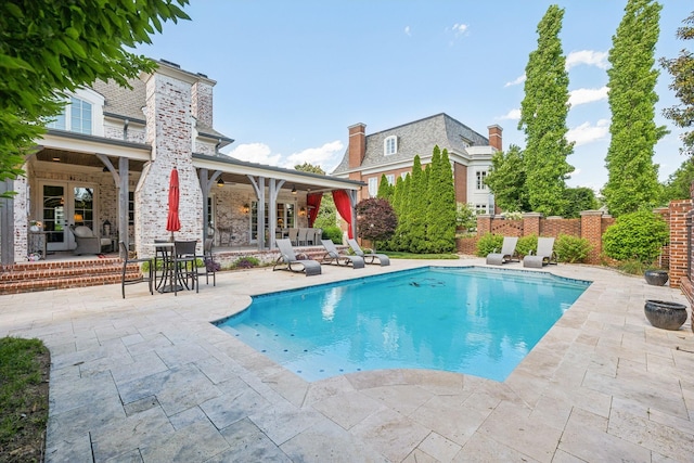 114 Middleton Cir, Nashville, TN 37215 - view of pool featuring a patio area