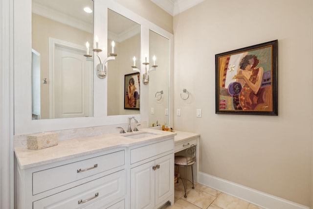 114 Middleton Cir, Nashville, TN 37215 - bathroom with vanity and crown molding