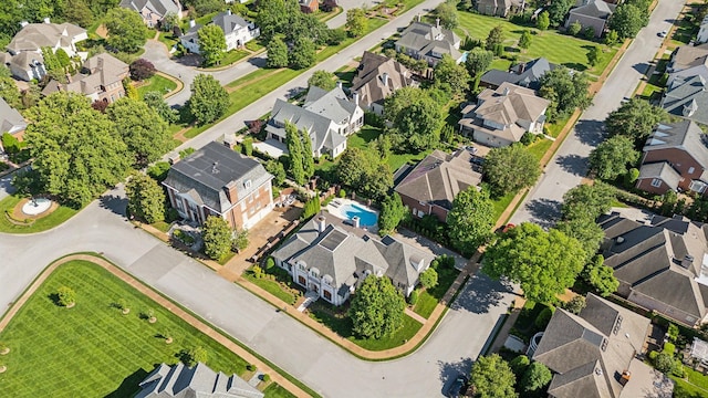 114 Middleton Cir, Nashville, TN 37215 - aerial overview of property's location with nearby suburban area