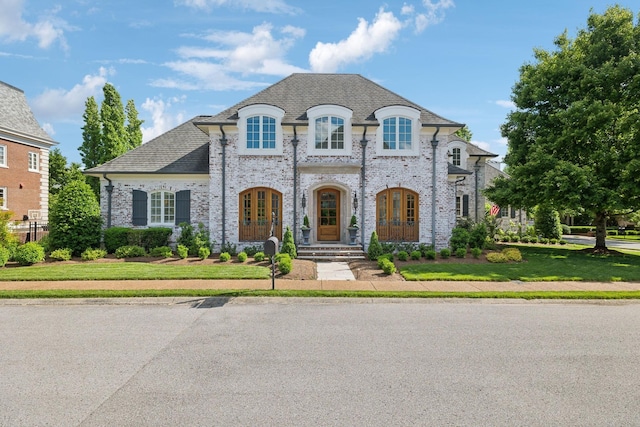 114 Middleton Cir, Nashville, TN 37215 - french provincial home with french doors, brick siding, and a front yard