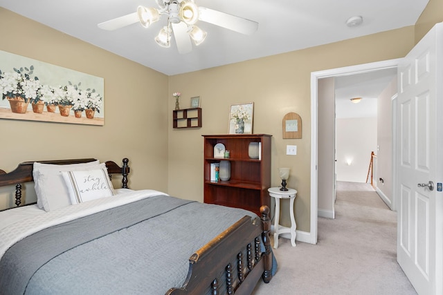 604 Applejack Ct, Antioch, TN 37013 - bedroom with light carpet and ceiling fan