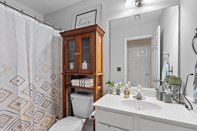 604 Applejack Ct, Antioch, TN 37013 - bathroom with vanity and a shower with shower curtain
