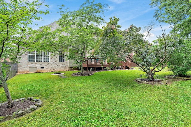 604 Applejack Ct, Antioch, TN 37013 - view of yard with a deck
