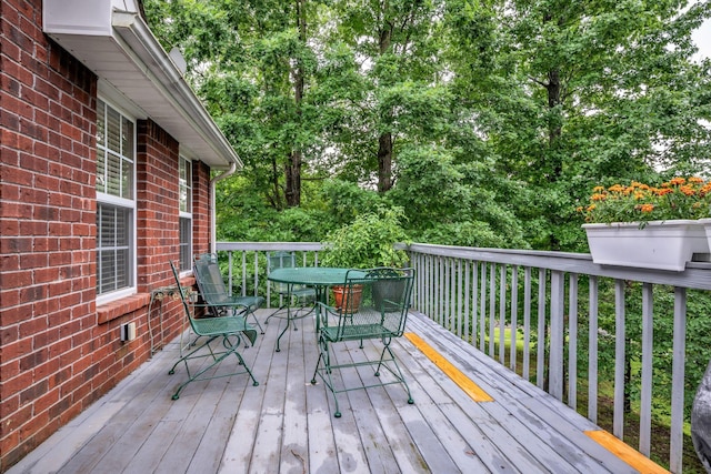 1013 Laurel Hills Dr, Dickson, TN 37055 - deck featuring outdoor dining area