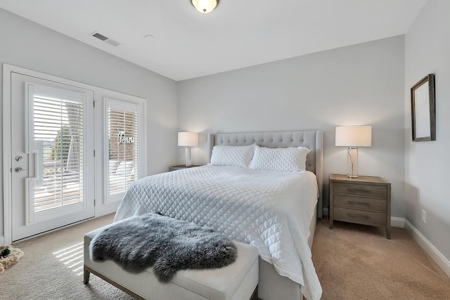 835 Meadowcrest Way, Lebanon, TN 37090 - bedroom featuring light colored carpet and access to outside