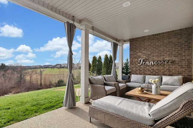 835 Meadowcrest Way, Lebanon, TN 37090 - view of patio / terrace featuring an outdoor living space