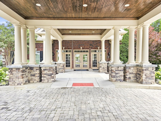 835 Meadowcrest Way, Lebanon, TN 37090 - view of patio / terrace featuring french doors