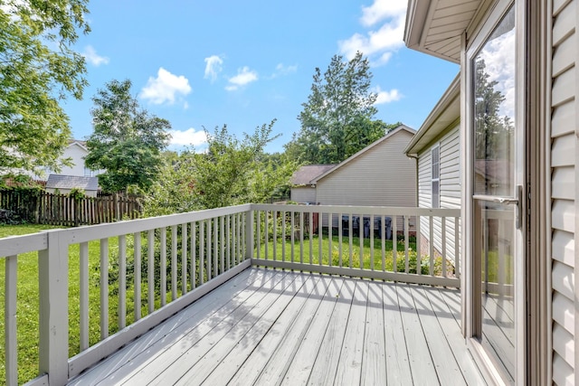 109 New Haven Ct, Nashville, TN 37214 - wooden deck with a lawn