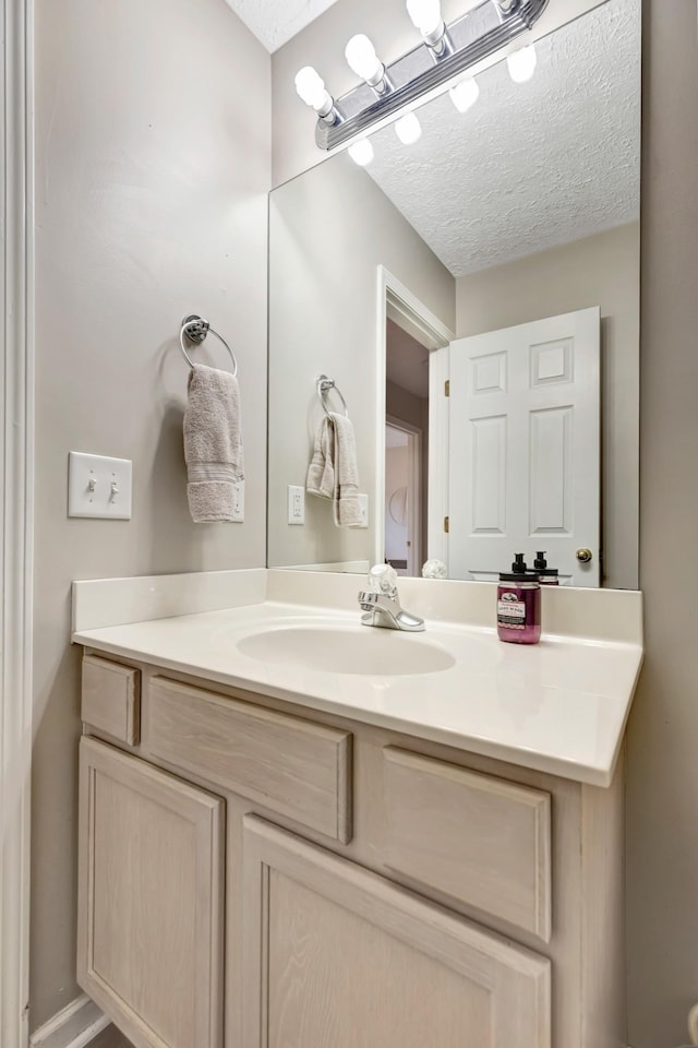 109 New Haven Ct, Nashville, TN 37214 - bathroom featuring vanity and a textured ceiling