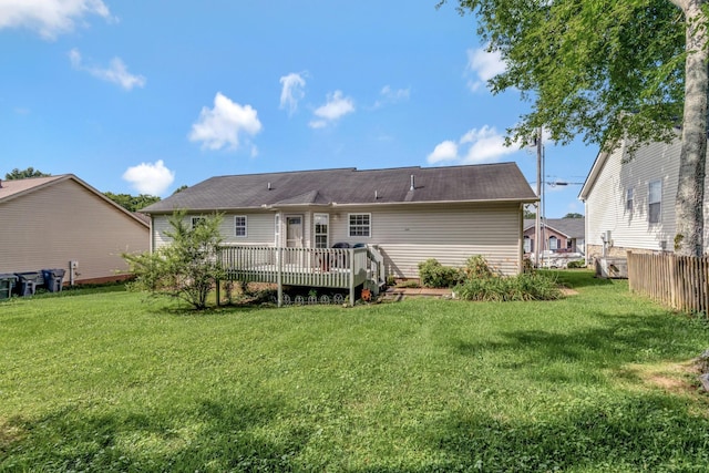 109 New Haven Ct, Nashville, TN 37214 - rear view of house with a deck