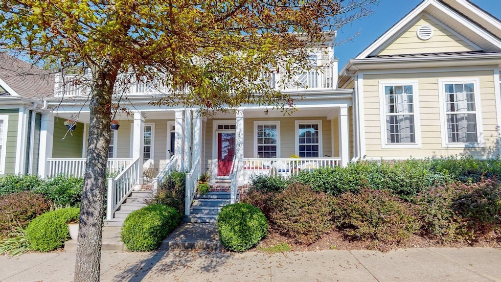 4354 Barnes Cove Dr, Nashville, TN 37211 - view of front of house featuring a porch and stairway