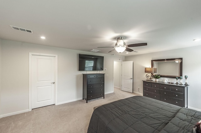 269 Grassy Glen Dr, Gallatin, TN 37066 - carpeted bedroom with recessed lighting and ceiling fan
