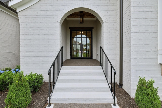 6628 Bethesda Arno Rd, Thompsons Station, TN 37179 - property entrance featuring brick siding