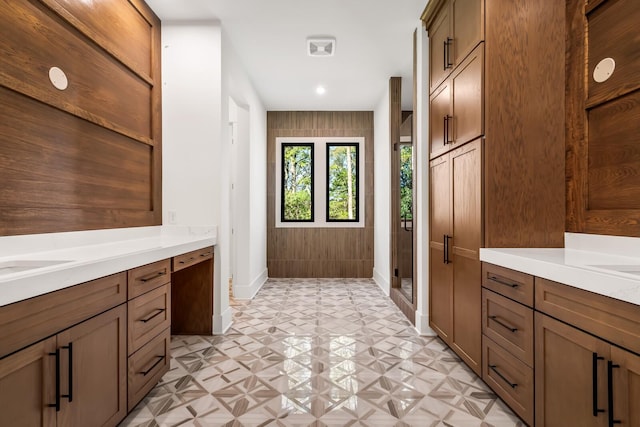 6628 Bethesda Arno Rd, Thompsons Station, TN 37179 - bathroom with tile patterned floors, a shower stall, and vanity