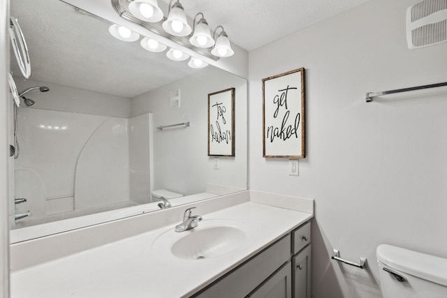 420 Elysian Fields Rd Unit C3, Nashville, TN 37211 - full bathroom with vanity, a textured ceiling, and  shower combination