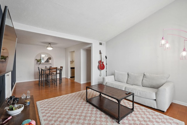 420 Elysian Fields Rd Unit C3, Nashville, TN 37211 - living room with wood finished floors and lofted ceiling
