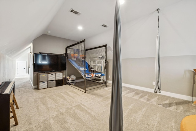 4080 Coles Ferry Pike, Lebanon, TN 37087 - carpeted bedroom featuring lofted ceiling and baseboards