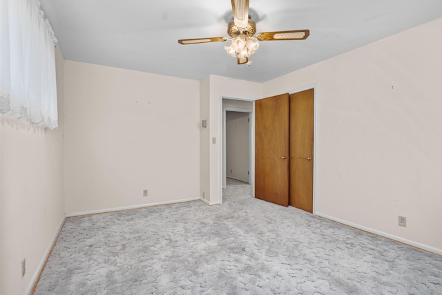 3841 Rollingwood Dr, Chattanooga, TN 37406 - unfurnished bedroom featuring carpet and a ceiling fan