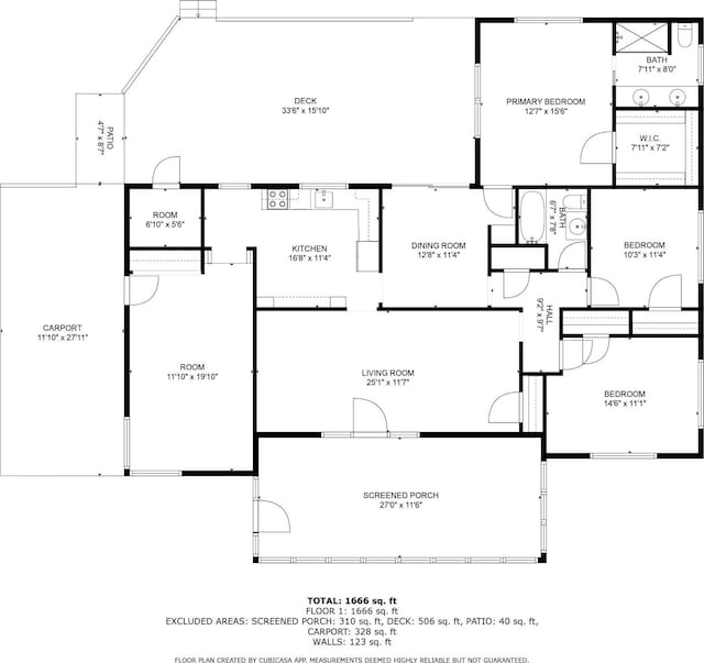 3841 Rollingwood Dr, Chattanooga, TN 37406 - view of floor plan / room layout