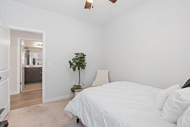 832 Green Meadow Ln, Smyrna, TN 37167 - bedroom featuring light carpet and a ceiling fan