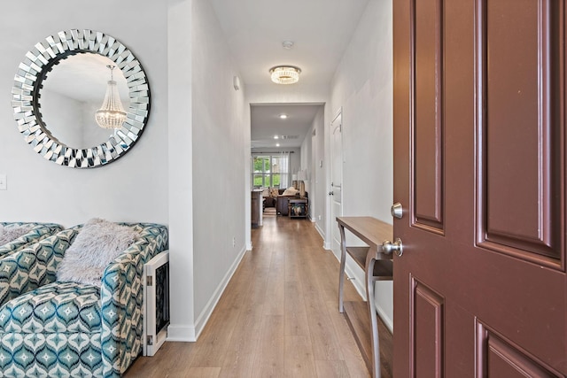 832 Green Meadow Ln, Smyrna, TN 37167 - entryway with light wood-style flooring and baseboards