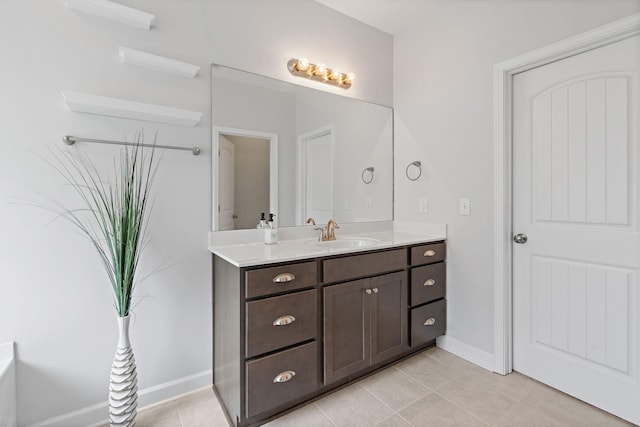 832 Green Meadow Ln, Smyrna, TN 37167 - bathroom featuring vanity and tile patterned floors