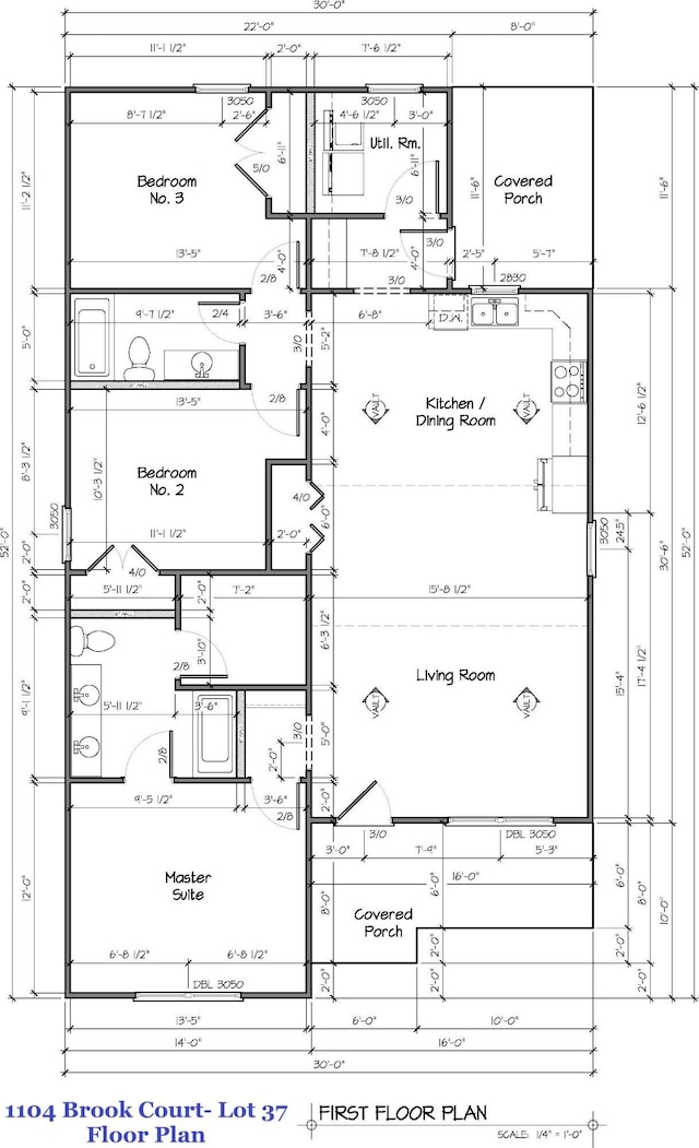 1104 Brook Ct, Franklin, KY 42134 - view of property floor plan