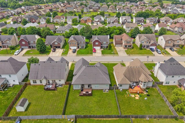3351 Cotham Ln, Clarksville, TN 37042 - aerial perspective of suburban area
