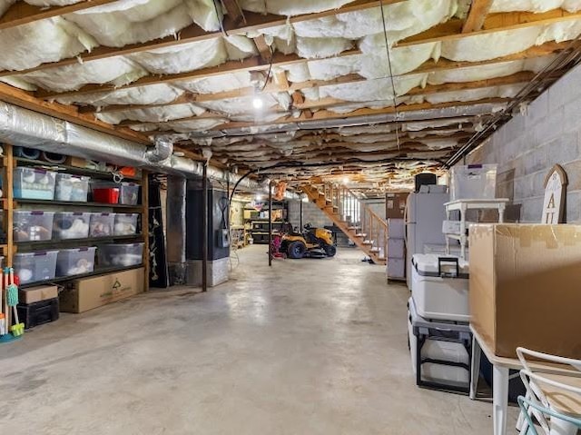2355 Davidson Graveyard Rd, Clarksville, TN 37043 - unfinished basement featuring stairs