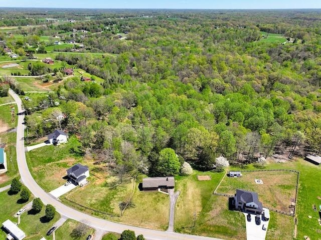 2355 Davidson Graveyard Rd, Clarksville, TN 37043 - bird's eye view of a forest