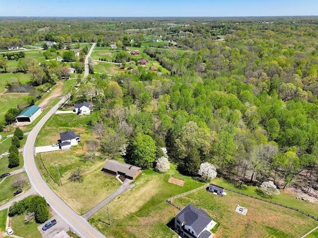 2355 Davidson Graveyard Rd, Clarksville, TN 37043 - aerial overview of property's location with a forest
