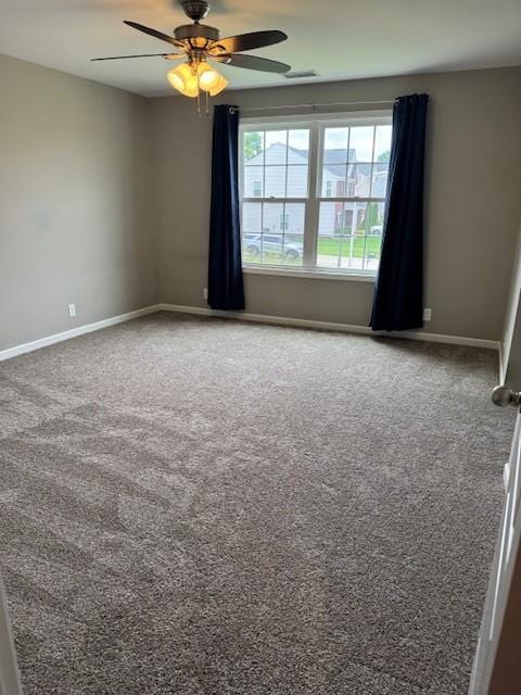 2747 Candlewick Ct, Murfreesboro, TN 37127 - spare room with ceiling fan and carpet